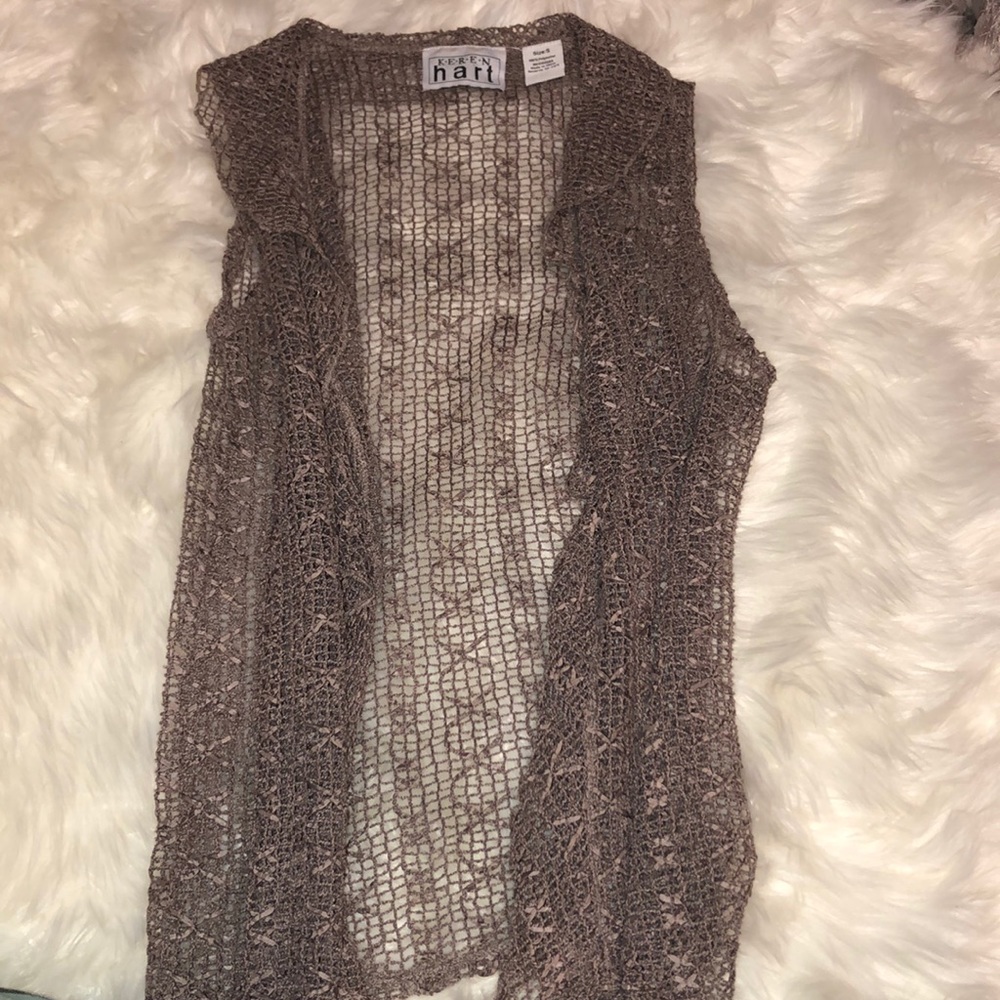 brown vest